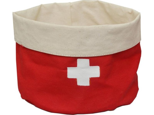 [90115202 502411] Heidi Cheese Line Fondue-Brottasche Rondo CH Ø 20 cm Rot