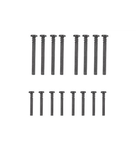 [90115301 1188796] Absima Flachkopfschrauben M2.5 x 27 mm (8) / M2.5 x 20 mm (8)