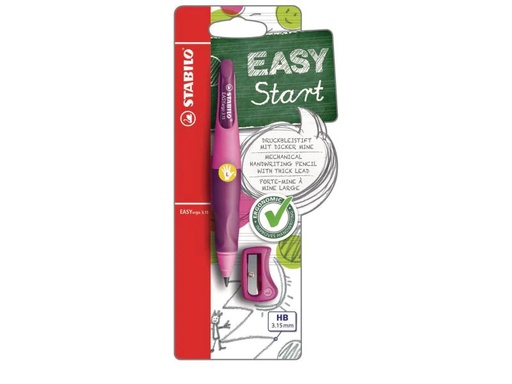 [90115443 350630] STABILO Minenbleistift EASYergo 3.15 Links, Pink