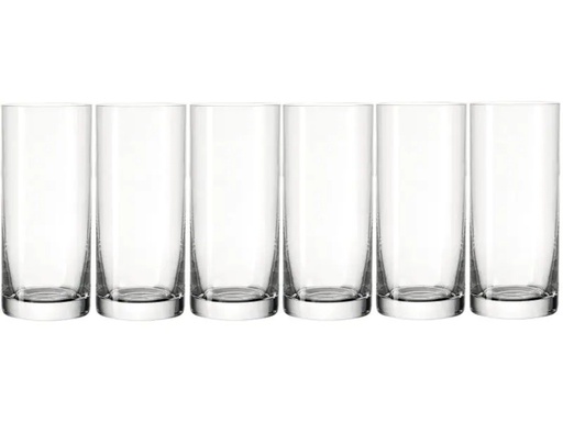 [90115579 552825] Leonardo Trinkglas Easy XL 460 ml, 6 Stück, Transparent