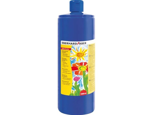 [90011552 1102090] Eberhard Faber Temperafarben Efacolor, 1000 ml, Kobaltblau