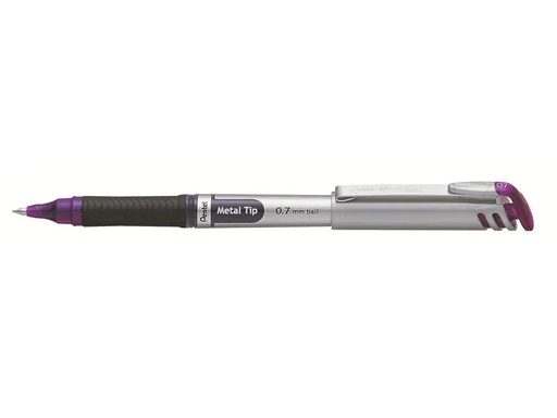[90115826 1187870] pentel Gelschreiber Liquid EnerGel mit 0.7 mm Metallspitze, Violett