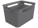 Rotho Aufbewahrungsbox Brisen 16 l, Anthrazit