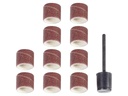 Proxxon Schleifzylinder K120 10 x 10 mm , 10 Stück