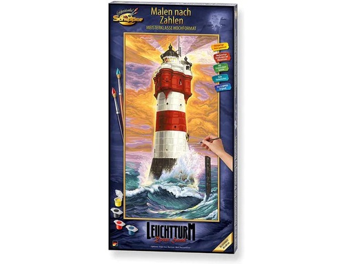 [90115985 680372] Schipper Malen nach Zahlen Leuchtturm Roter Sand