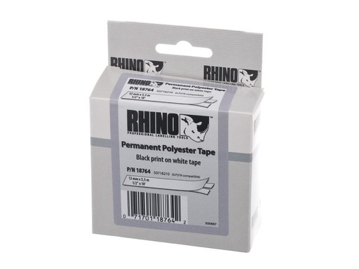 [90001138 136070] DYMO Beschriftungsband ID 2 18766 Schwarz auf Weiss