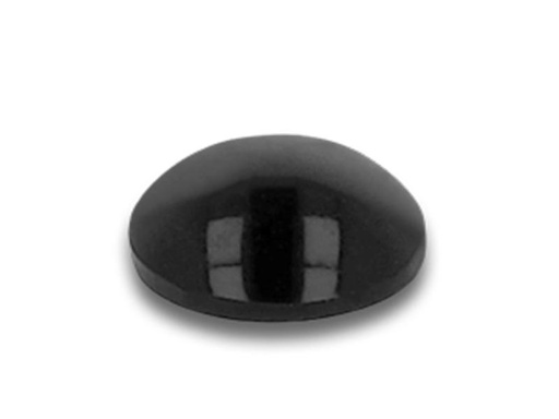 [90116204 1025700] Delock Gummifüsse 5 x 2mm rund, selbstklebend, 100 Stück, schwarz