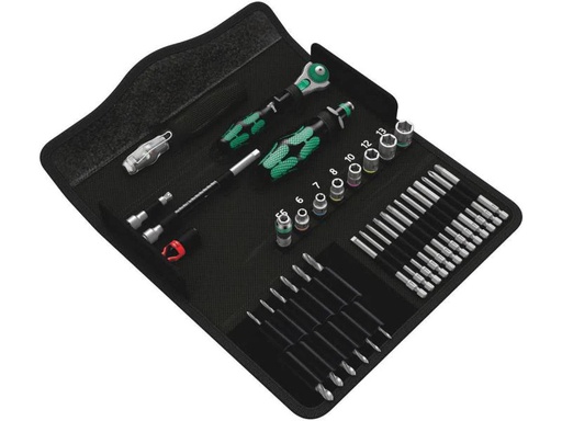 [90011609 890617] Wera Werkzeug-Etui Kraftform Kompakt M 1 Metall 39-teilig
