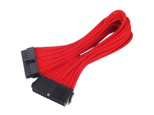 [90116495 552458] SilverStone Stromverlängerungskabel 24Pin - 24Pin Rot
