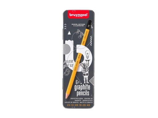 [90116801 995826] Bruynzeel Bleistift Burotek 6er-Set