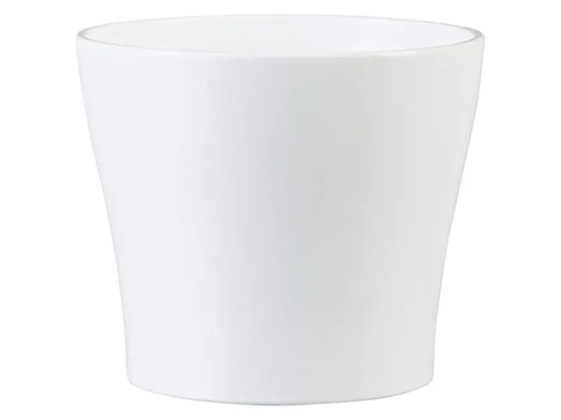 [90116887 1090410] scheurich Blumentopf Weiss Ø 22.8 cm