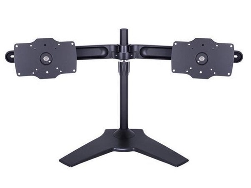 [90117384 326347] Multibrackets Monitor-Standfuss Dual bis 30 kg – Schwarz