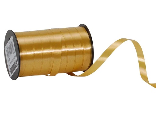 [90117452 1122390] Spyk Geschenkband Poly Glatt 7 mm x 20 m, Gold