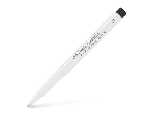 [90117629 924245] Faber-Castell Tuschestift Pitt Artist Pen Calligraphy 101 Weiss