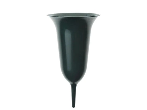 [90117641 1101405] Opiflor Grabvase Tuba, 30 cm Dunkelgrün
