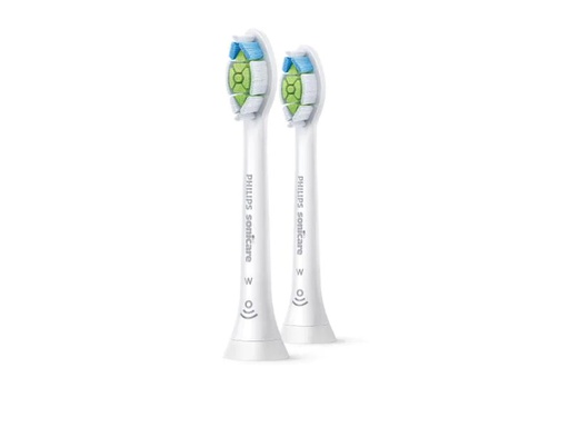 [90117681 833630] Philips Zahnbürstenkopf Sonicare W Optimal White HX6062/10 2 Stück