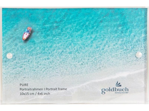 [90117881 1209084] Goldbuch Bilderrahmen Pure Transparent, 10 x 15 cm