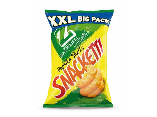 [90118105 1044041] Zweifel Chips Snacketti Paprika Shells XXL 225 g