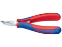 Knipex Elektronik-Greifzange 115 mm gewinkelte Backen