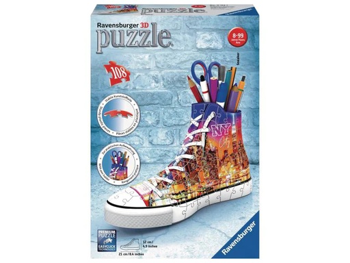 [90118471 881881] Ravensburger 3D Puzzle Sneaker Skyline New York