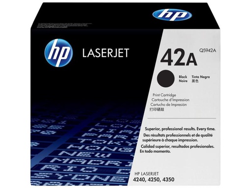[90118773 15090] HP Toner Nr. 42A (Q5942A) Black