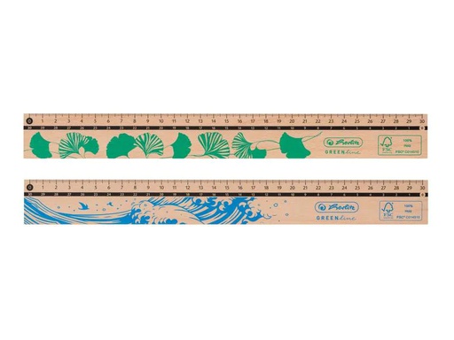 [90118810 1129097] Herlitz Lineal GREENline 30 cm