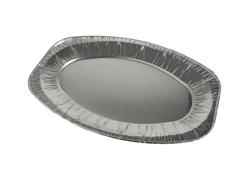 [90011877 553371] Papstar Einweg-Servierplatte Alu 43 cm x 29 cm 3 Stück
