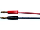 Muldental Ladekabel 50 cm, 2.5 mm² 4 mm Bananenstecker, offene Enden