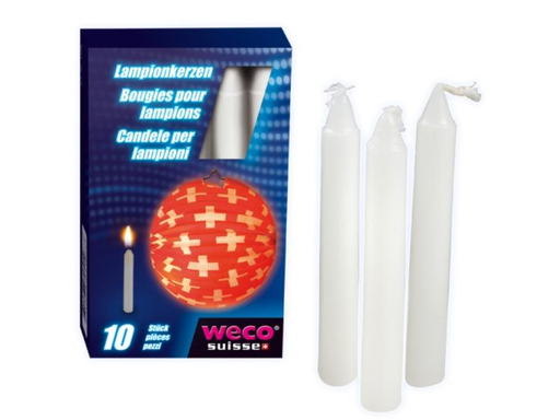 [90119040 1067785] Haushaltsware Lampion Kerzen 10 Stück