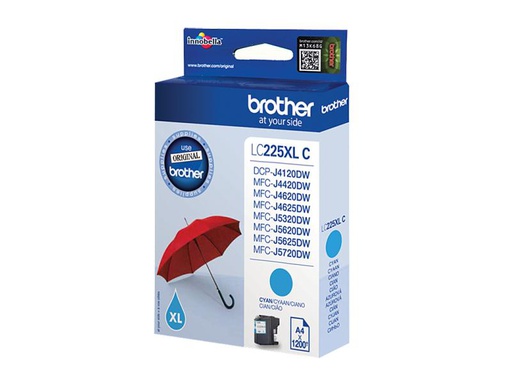 [90119328 316655] Brother Tinte LC-225XLC Cyan