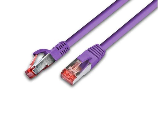 [90119400 171812] Wirewin Patchkabel RJ-45 - RJ-45, Cat 6A, S/FTP, 0.25 m, Violett