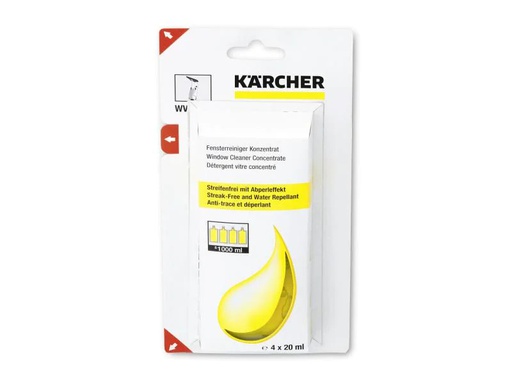 [90011930 766747] Kärcher Glasreiniger Konzentrat RM 503, 4 x 20 ml