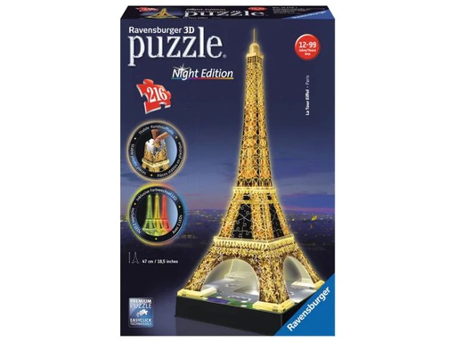 [90119628 420505] Ravensburger 3D Puzzle Eiffelturm bei Nacht