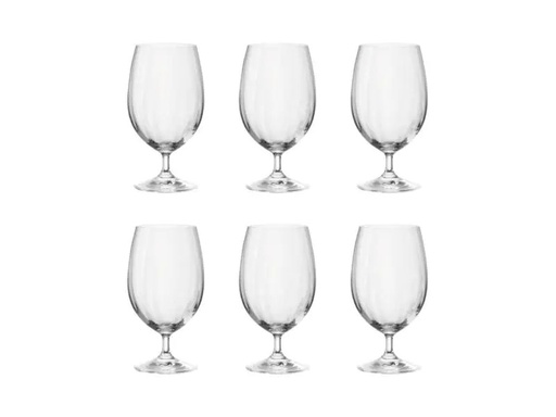 [90119631 552344] Leonardo Trinkglas Daily 370 ml, 6 Stück, Transparent