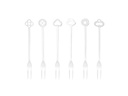 Sambonet Gabel-Set Party Oriental 6-teilig, Silber