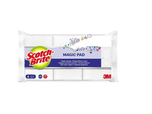 [90119760 284311] Scotch-Brite Flecken-Radierer Scotch-Brite 6 Stück
