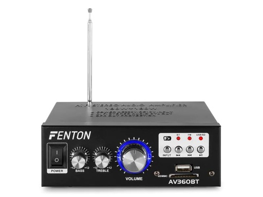 [90119781 1095408] Fenton Stereo-Verstärker AV360BT