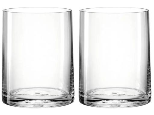 [90119881 1024861] Leonardo Vase Novara 19 cm 2 Stück, Transparent