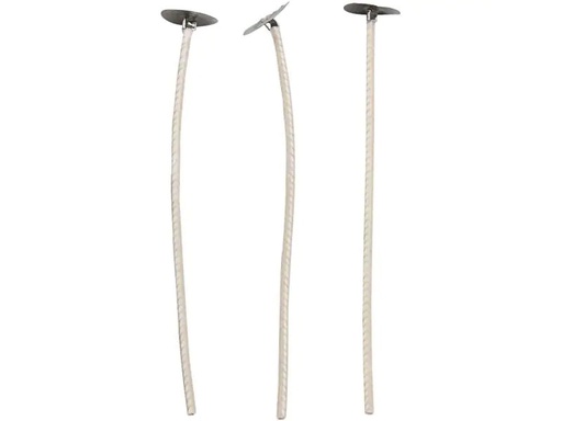 [90119883 1067076] Creativ Company Kerzendocht 10 cm 50 Stück