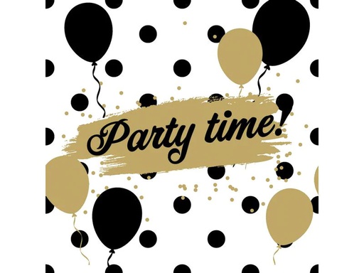 [90119996 1167052] Paper + Design Papierservietten Celebration 33 cm x 33 cm, 20 Stück