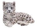 Vivid Arts Dekofigur Schneeleopard liegend