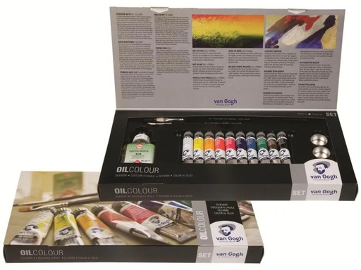 [90120044 995779] Van Gogh Ölfarbe Kombi-Set, Mehrfarbig