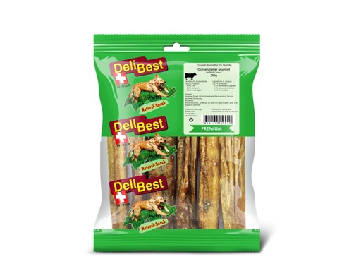 [90011988 569513] DeliBest Kaustange Premium Ochsenziemer, 250 g