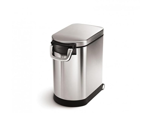 [90120128 1043587] Simplehuman Tierfutterbehälter Medium Edelstahl