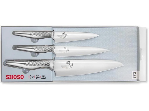[90120210 1201713] Kai Messer-Set Shoso 3 tlg. Silber