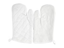 Creativ Company Grillhandschuh 18 x 28 cm 2 Stück, Weiss