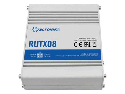 [90120750 930984] Teltonika VPN-Router RUTX08 Industrierouter