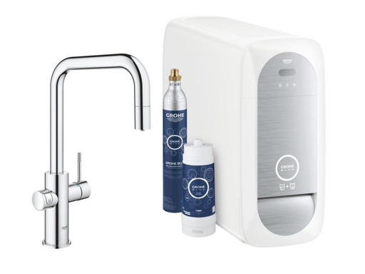 [90120766 903236] GROHE Küchenarmatur Blue Home U-Auslauf, Starter Kit, Chrom