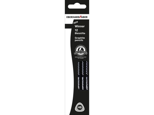 [90120912 1102128] Eberhard Faber Bleistift Winner, HB, 12 Stück