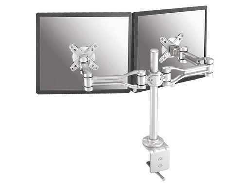 [90121044 466007] NEOMOUNTS Tischhalterung FPMA-D1030D bis 15 kg – Silber